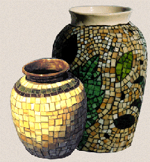 Mosaic pots